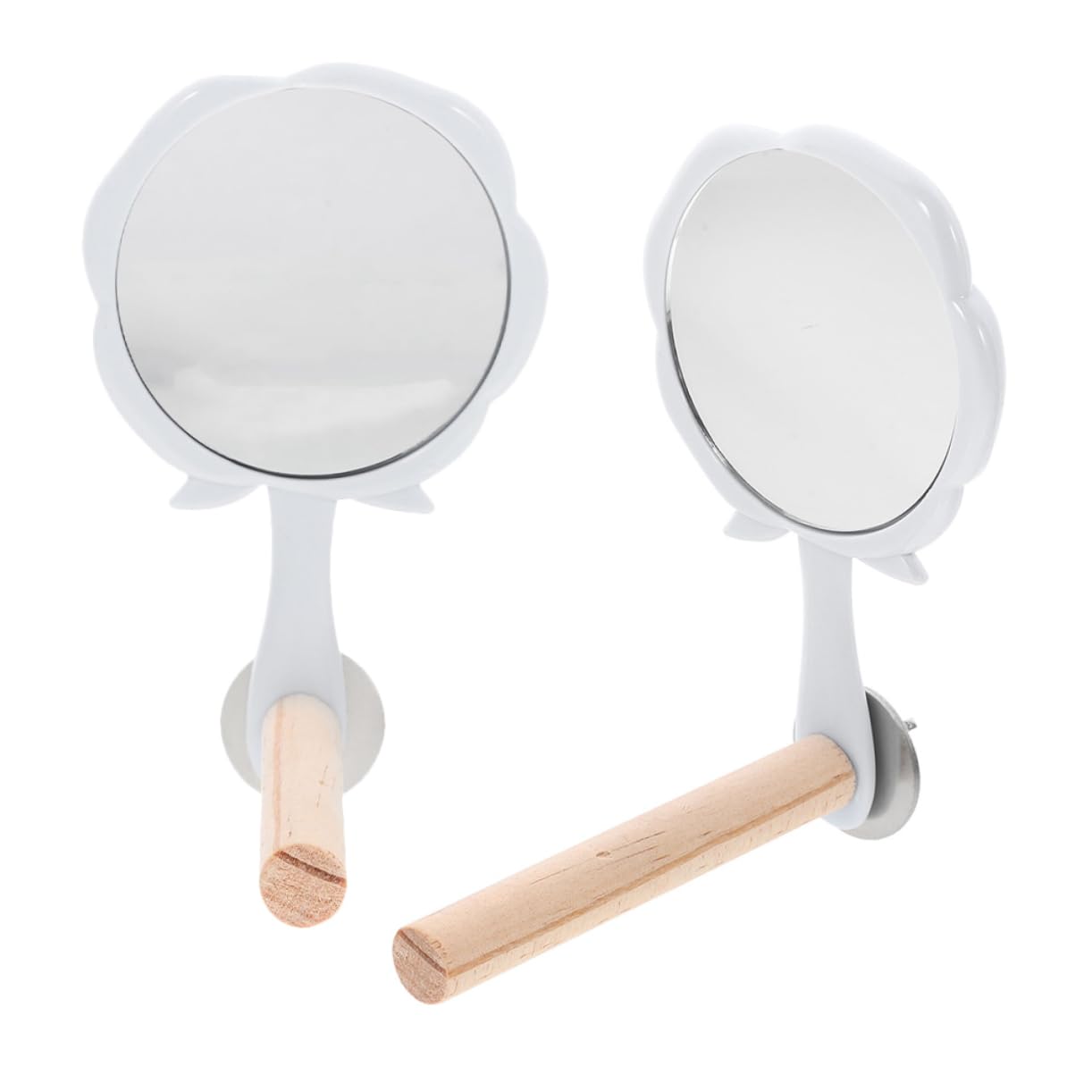 Yardwe 8 Piezas pájaro de Juguete Jaula periquitos Jaula para periquitos jaulas para periquitos Suministros para Aves Percha de Madera para Loros Accesorios para jaulas de pájaros