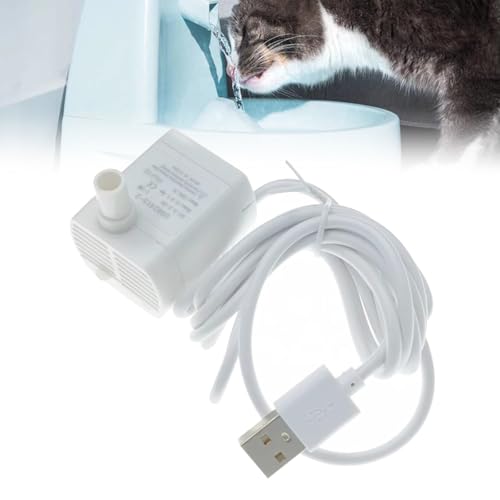 Mini Wasserpumpe,Tauchpumpe,Brunnenpumpe,Pumpe Aquarium,Für Katzen,Hunde,Haustiere,Aquarien,Hydrokulturen,5 V, 1 W, 200 L/H
