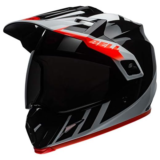 BELL HELMET MX-9 ADVENTURE MIPS DASH BLACK/WHITE/ORANGE S