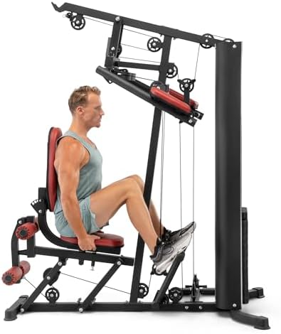 Marcy All-in-One Home Gym System with Tri-Action Press Arms, Adju...