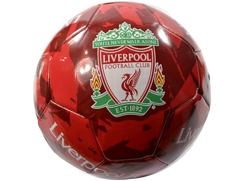 Ballon de football Liverpool F.C. taille 5 graffiti robuste pour un contrôle de balle précis