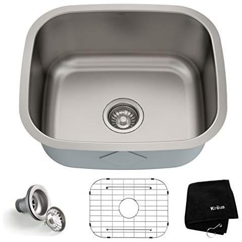 Kraus KBU11 20-Inch Stainless Steel Kitchen Sink Cover