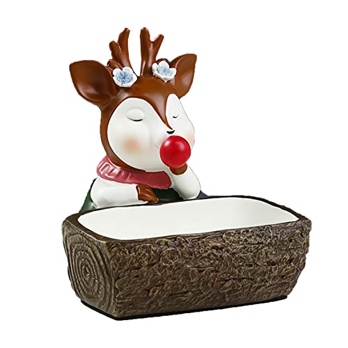 GXDJC Ornement De Bureau, Creative Vide Poche Stockage Plancher Boîte De Rangement Bol Clé Entrée Boîte À Café Boîte À Bijoux Ornements Accueil Bonnes Choses Cover