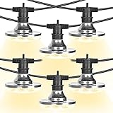 Mychoiii 6 Plant Grow String Light Waterproof for Outdoor Greenhouse,String Sunlight Led Lamps for Large Area Farm, Growing Heat Lamps Full Spectrum LED Grow Light for Indoor Plants