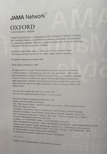 AMA Manual of Style: A Guide for Authors and Editors