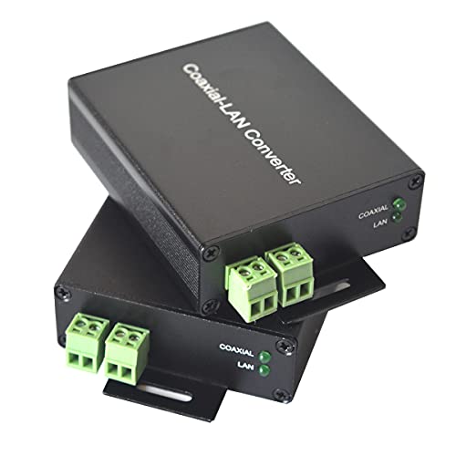 Image of Ethernet Extender Kit (Pair) Over Twisted Pair /Telephone Wire /Phone line up to 2Km(6500ft) for HD Network IP Camera, Webcam