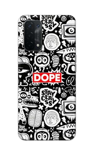 Image of Printed Hard Back Cover Case for Oppo A54 5G | Oppo A74 5G | Oppo A93 5G | Oppo A93s 5G Back Cover (Mixed Cartoons) -1111