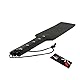 TOP Qualität - 44,0 cm große HANDGEFERTIGTE BÜFFEL-LEDER-KLATSCHE - 100% hochwertiges Büffelleder/Erotischer Paddle bzw Peitsche in schwarz