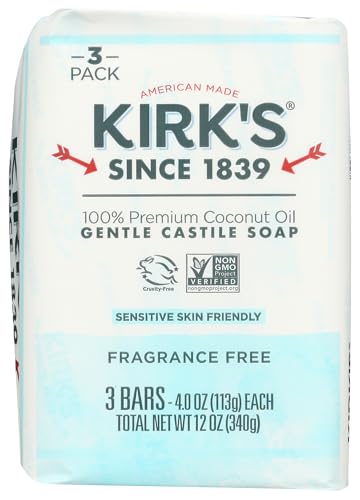 Kirk's Castile Bar Soap Fragrance-Free