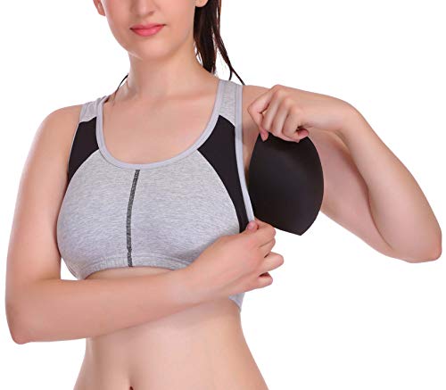 Image of Eve's Beauty Women's Cotton Padded Wire Free Sports Bra