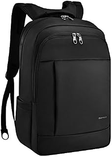 KOPACK Deluxe Black Water Resistant Laptop Backpack 15.6 17 Inch Travel Gear Bag