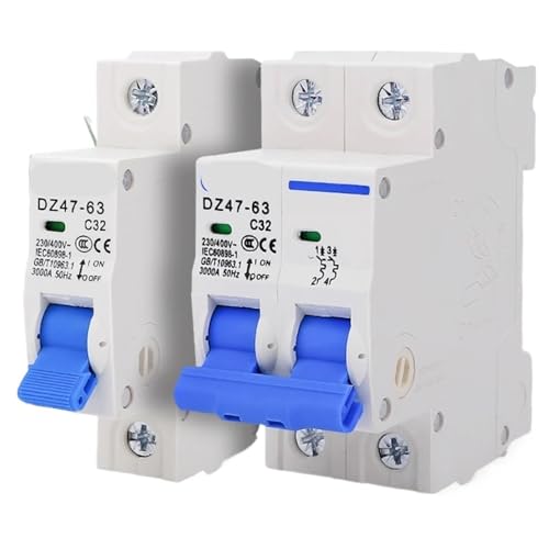 Interrupteur d'air domestique protecteur de fuite disjoncteur DZ47-63 4P 16A efficace
