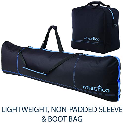 image for Athletico Two-Piece Snowboard and Boot Bag Combo | Store & Transport S