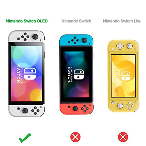 Coque Nintendo Switch OLED antichoc avec protège-écran et grips Joy-Con
