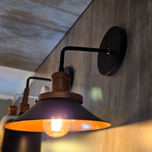 Arandela Luminária Externa Parede Muro Alumínio Moderno Rústico Cobre Slim Soquete E27 Embutir Lâmpa