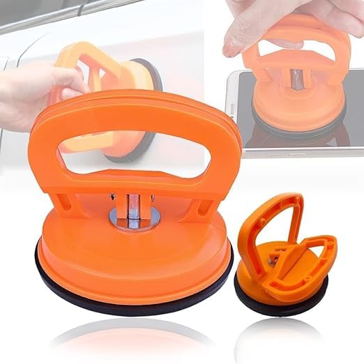 Car Dent Puller | Heavy‑Duty Suction Cup Dent Remover | Strong Grip Handle for Lifting Dents, Glass, Tiles & Mirrors | Suction Lifter for Object Moving | Multicolor (Pack of 1)