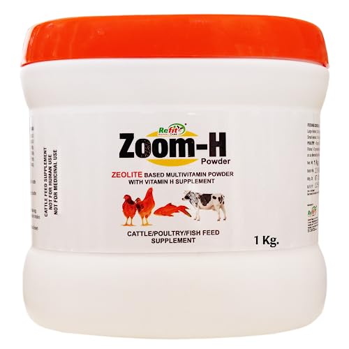 REFIT ANIMAL CARE Zeolite Multivitamin Powder for Cow, Poultry & Fish, 1 Kg, Zoom H