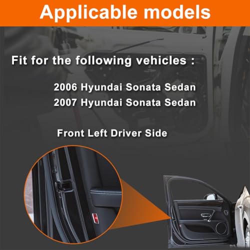Image of Door Lock Actuator Compatible with 2006 2007 Sonata Front Left Driver Side