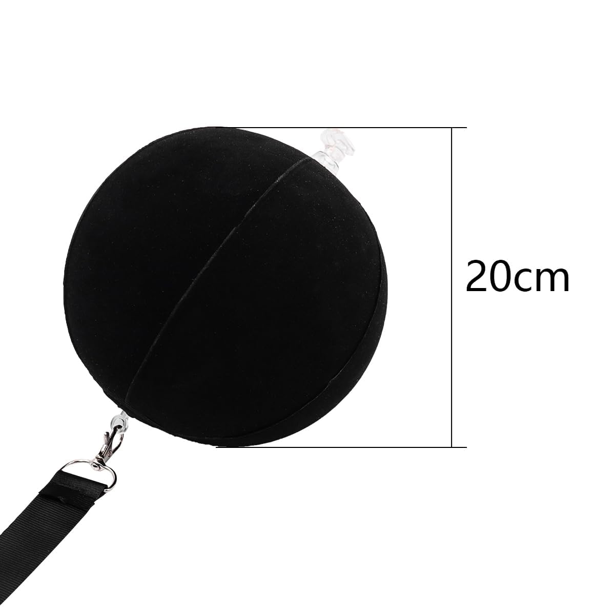 Namvo Golf Swing Training Aid Smart Ball Assist Practice Corrección de Postura Ajustable Negro