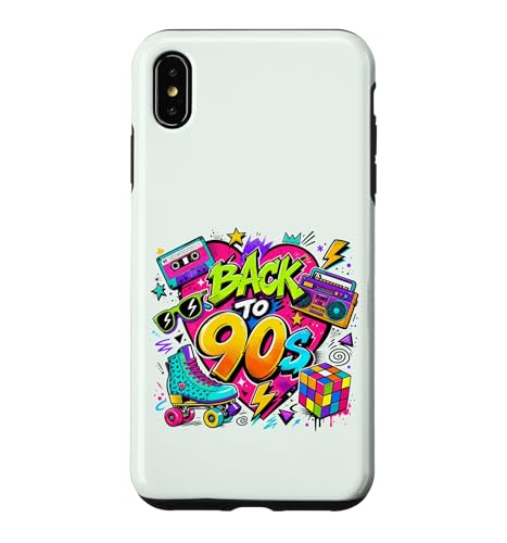 Back to 90s �m�X�^���W�A ���[���[�X�P�[�g ���W�J�Z 90�N�� �X�}�z�P�[�X iPhone XS Max �p