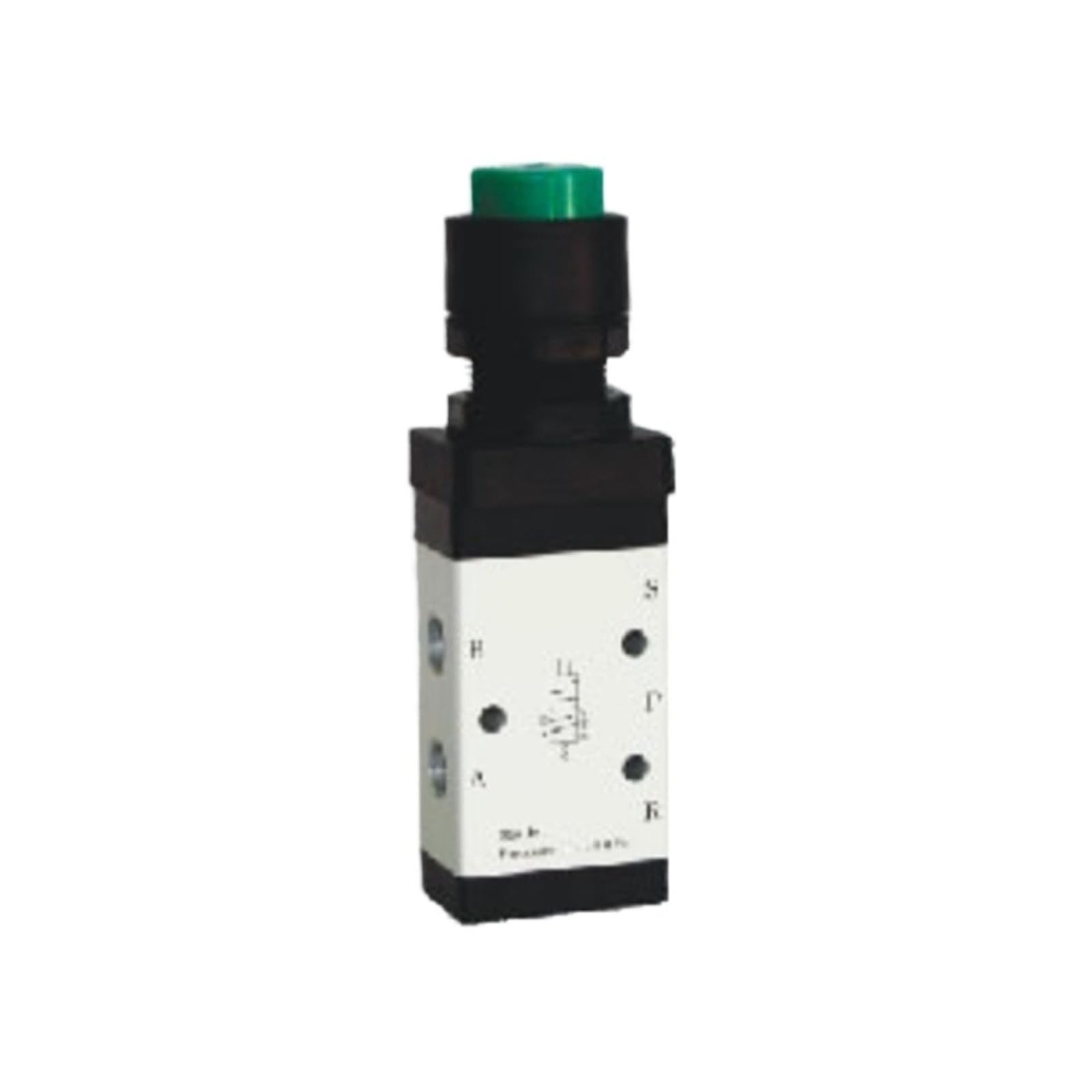 Vanne manuelle à bouton-poussoir de commutation pneumatique M5PP M5