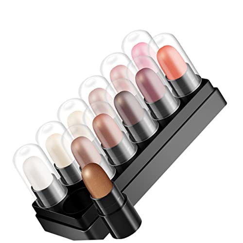 BESTYASH 12Piezas Lápices Ojos Coloridos Resaltadores De Ojos Kit De Maquillaje Para Look