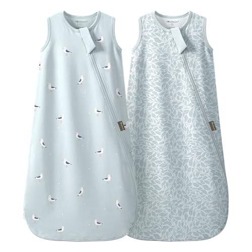 Mosebears 0.5 Tog Baby Schlafsack-Baumwolle Sommer Schlafsack für Neugeborene, Jungen & Mädchen