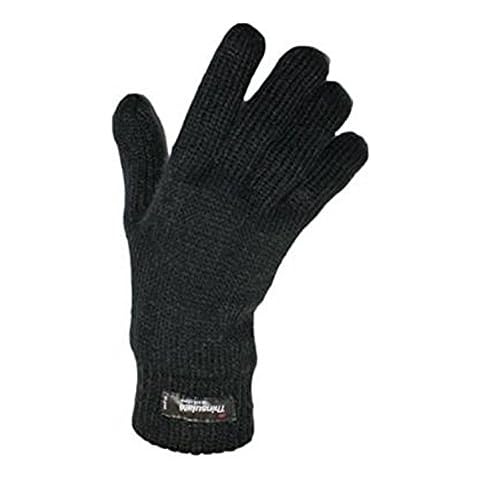 Ladies Warm Knitted Thermal Thinsulate Lined Gloves in wide choice of colours Cover