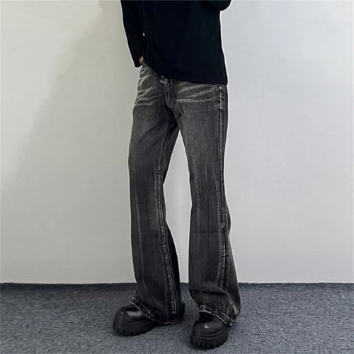 Men's Daily Baggy Straight Leg Jeans Classic Chic Vintage Wash Jeans with Pockets2