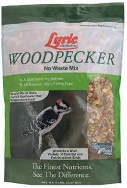 Lyric Delite and Woodpecker Wild Bird Seed Mixes - No Waste Bird Food with Nuts, Seeds and Dried Fruit image 4