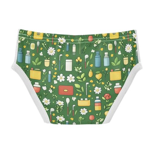 Yuiboo Toddler Boy Training Underwear Soft Cotton Briefs Underwear for Boy A Father's Day in Sizes 6Y2