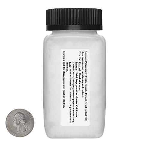 Potassium Hydroxide / 10 Ounces / 2 Bottles / 99% Pure Food Grade/Fine Flakes/Usa #TOP2