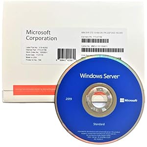 Windows Server 2019 Standard, OEM, 64 Bit, EN, 1PK, DSP, DVD with License Key, 16core