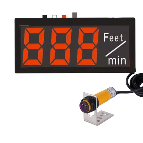 JIAWANSHUN Conveyor Belt Speed Display with 4