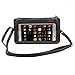 Smarmate Cell Phone Pouch Cross-body Purse Wallet Case Clutch Bag with View Window Touch Screen for iPhone Samsung and Other Phones under 6.3"(Black)