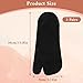Jxiwfvl 3 Pairs Flip Flop Tabi Socks for Women, Black No Show Split Toe Low Cut Socks, Cotton Non Slip Ankle Sock for Sandals