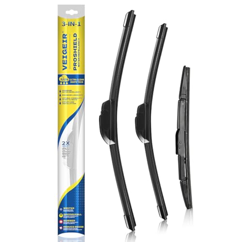 3 Pack Windshield Wiper Blades Compatible With Honda CRV CR-V 2012 2013 2014 2015 2016 Original...