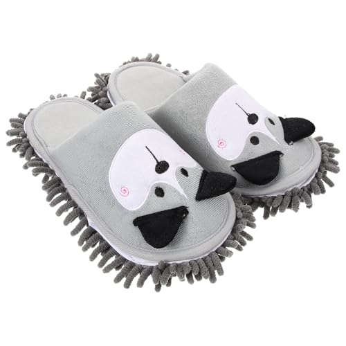 Pantoufles de nettoyage microfibre pour garder la maison propre en marchant