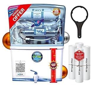Aqua X Pure RO+UV+COPPER+ZINC+TDS AND TASTE CONTROLLER |12 Stages Purification | Advance HTDS Membrane | Suitable for Both Normal & Hard water with 1 Year Warranty.-image-4