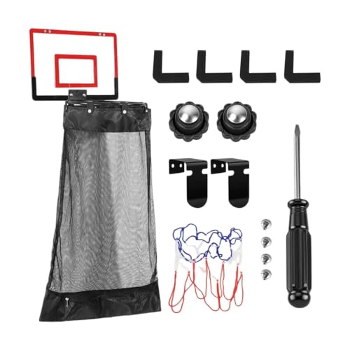Canasta de baloncesto para puerta que no daña la madera con tablero amortiguado