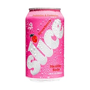 Slice Strawberry Healthy Soda, With...