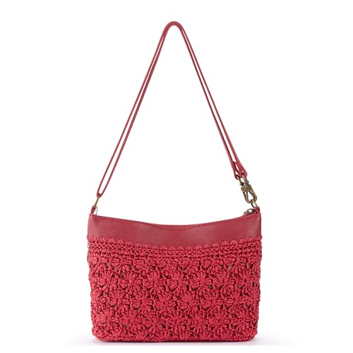 Image of The Sak Lumi Convertible Crossbody Purse - Women's Handbag for Everyday & Travel, 3-in-1 Small Crossbody in Crochet & Leather
