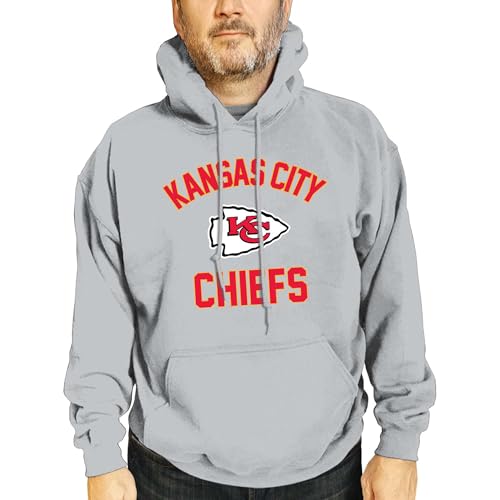 Image of Team Fan Apparel NFL Gameday Hoodie Pullover Sweatshirt for Men and Women | Officially licensed NFL Gameday fleece pullover - kangaroo pocket, ribbed cuffs, drawstring hood, unisex fit