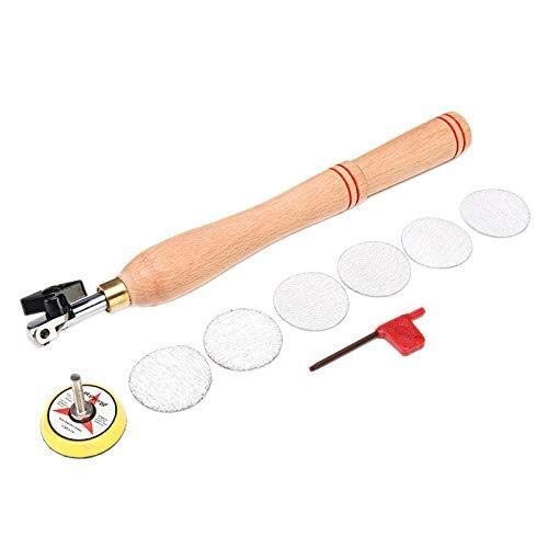 Outil de ponçage de ponceuse à bol en bois avec disque pour tour