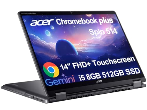 Acer Chromebook Spin 514 2-in-1 ^b`XN[m[gp\R (14C` FHD+AIntel Core i5-1334UA8GB DDR5A512GB SSD) rWlXAAwAobNCgL[{[hA1080p