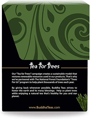 Buddha Teas - Horsetail - Organic Herbal Tea - For Cognitive Balance & Overall Health - With Antioxidants, B Vitamins & Silica - Caffeine Free - 100% Kosher & Non-GMO - 18 Tea Bags (Pack of 1)