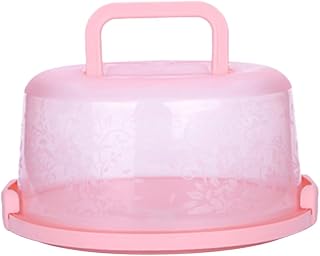 UPKOCH Portable Plastic Cake Box Food Crisper Organizer for Refrigerating Fruits Vegetables for Bakeries Home Use Features Handle Secure Locking Lid Color