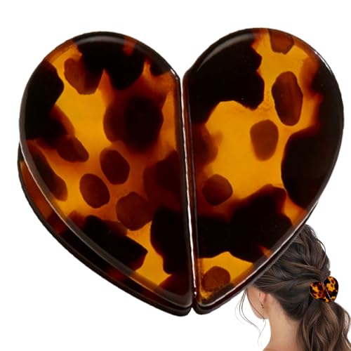 Dayysiuy Clip Magnetiche Per Capelli,Pinza Per Styling Capelli Trendy E Alla | Forma Cuore Trendy per - Per Donne Ragazze Regali Compleanni Appuntimenti Feste e Foto