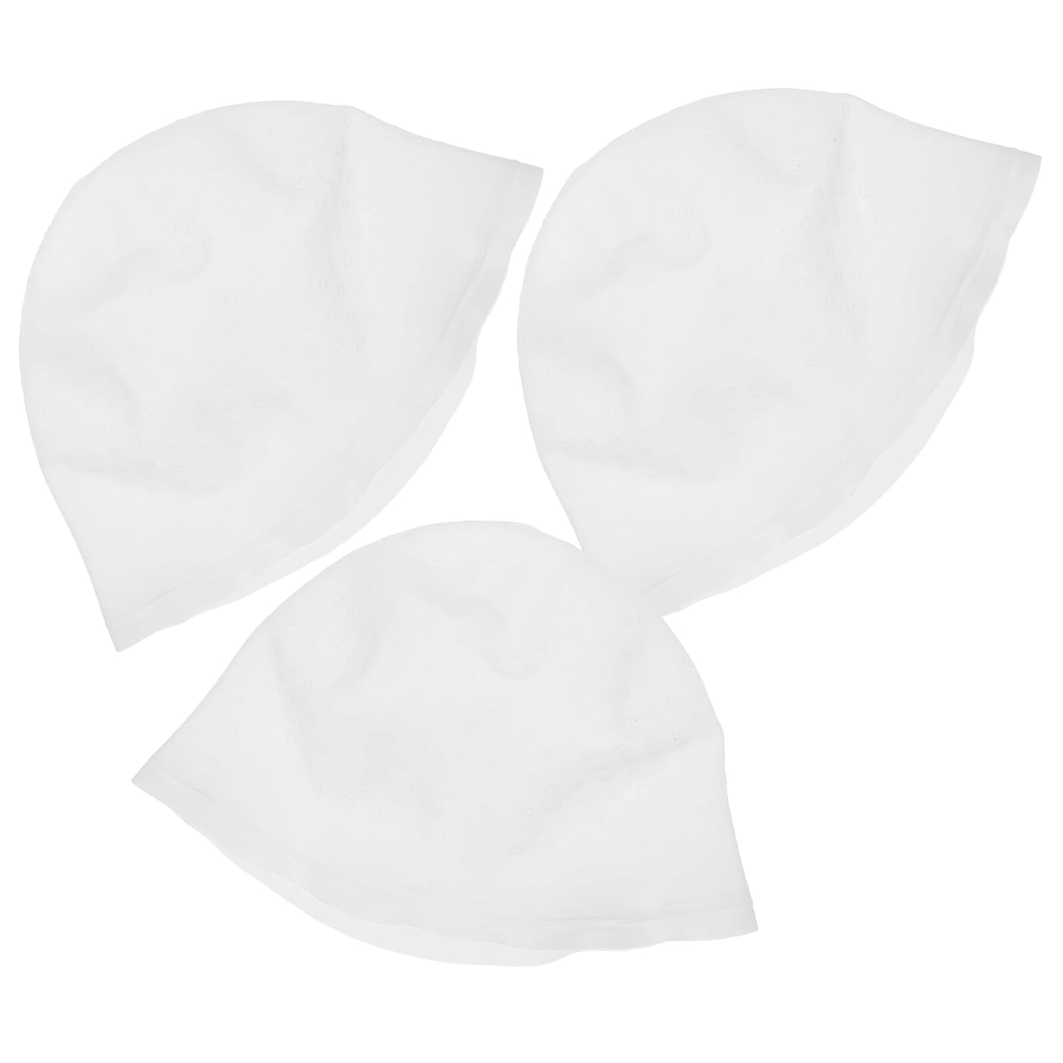 Silicone Hair Highlight Caps for Coloring 3pcs with Crochet Hooks