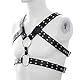 BDSMYOU Herren Punk Body Brust Harness Männer Leder,PU-Leder Unterwäsche Herren,Sexy Unterwäsche für Mann,Gothic Kleidung,Sexy Sklave Bandage Kostüme für Erwachsene,Harness Männer Gay,BDSMs Dessous